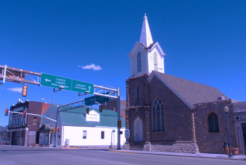 Rawlins Church (expanded over time).